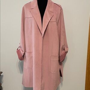 CAbi Elegant Pink Knee-length Women's Jacket